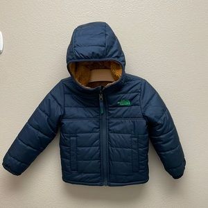 The North Face Toddler Reversible Full-Zip Hooded Jacket, Navy | 3T